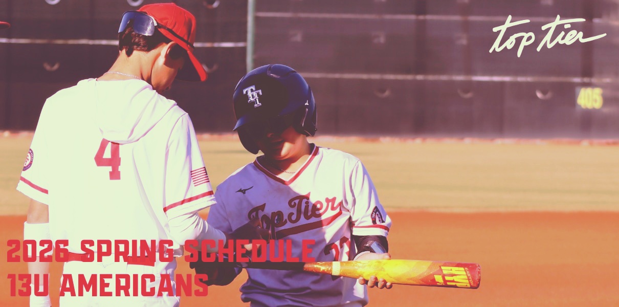 2026 Spring Schedule Release: 13U Americans